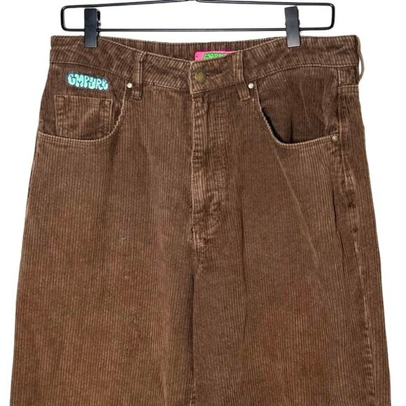Empyre Women’s Tori Corduroy Skate Pants Dark Brown Size 9 - Picture 4 of 7